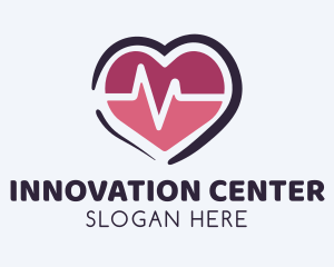 Center - Medical Heart Center logo design