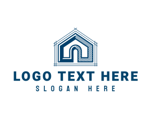 Industrial - Housing Blueprint Property logo design