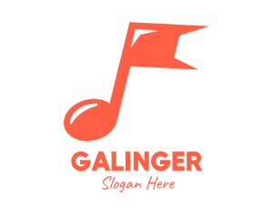 Generic Music Flag logo design