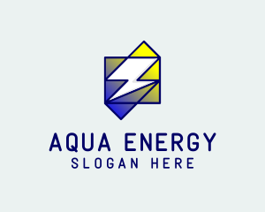 Abstract Electric Lightning Energy logo design