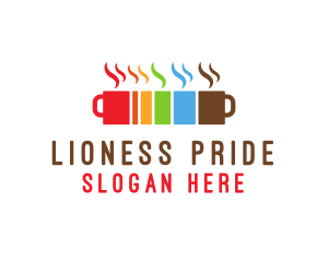 Colorful Coffee Mugs logo design