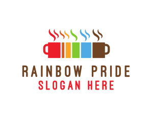 Colorful Coffee Mugs logo design