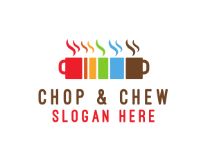 Beverage - Colorful Coffee Mugs logo design
