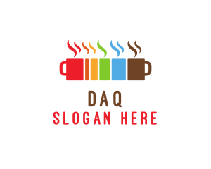 Art - Colorful Coffee Mugs logo design