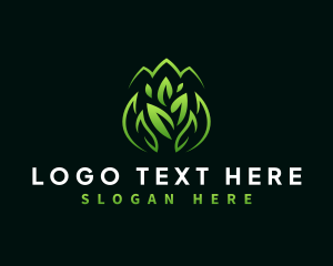 Environment - Leaf Gardening Landscaping logo design