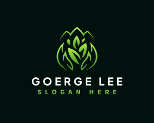 Leaf - Leaf Gardening Landscaping logo design