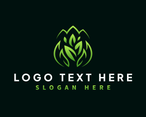Ecofriendly - Leaf Gardening Landscaping logo design