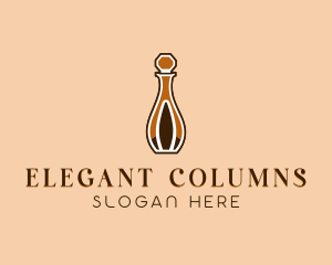 Elegant Perfume Bottle logo design