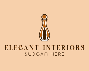 Elegant Perfume Bottle logo design