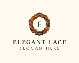  Elegant Autumn Leaves logo design