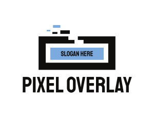 Generic Rectangle Pixel Technology logo design