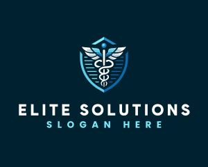 Treatment - Modern Caduceus Healthcare logo design