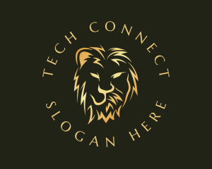 Masculine - Lion Man Head logo design