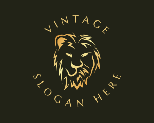 Hunting - Lion Man Head logo design