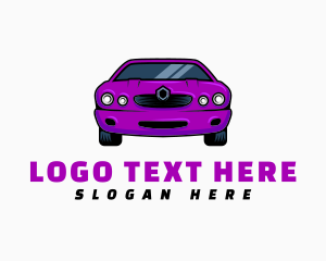 Auto Body - Muscle Car Automobile logo design