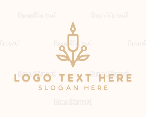 Candlelight Decor Candle Logo