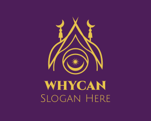 Star - Golden Muslim Temple logo design