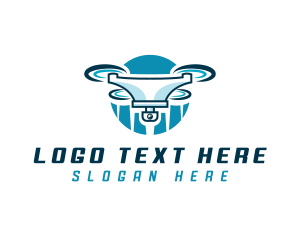 Drone Aerial Lens logo design