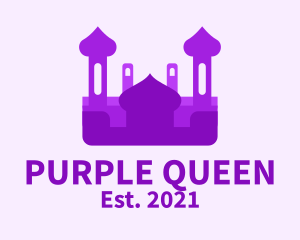 Purple Muslim Temple  logo design