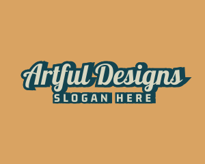 Retro Fashion Studio logo design