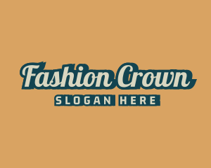 Retro Fashion Studio logo design