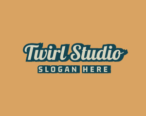 Retro Fashion Studio logo design