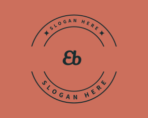 Retro Hipster Brand Logo