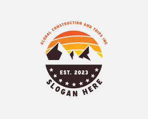 Highland - Mountain Travel Summit logo design