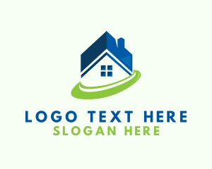 House And Lot - Real Estate House logo design