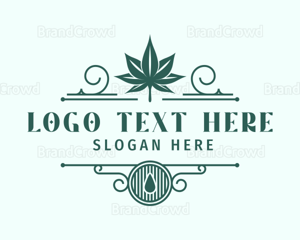 Cannabis Leaf Marijuana Logo