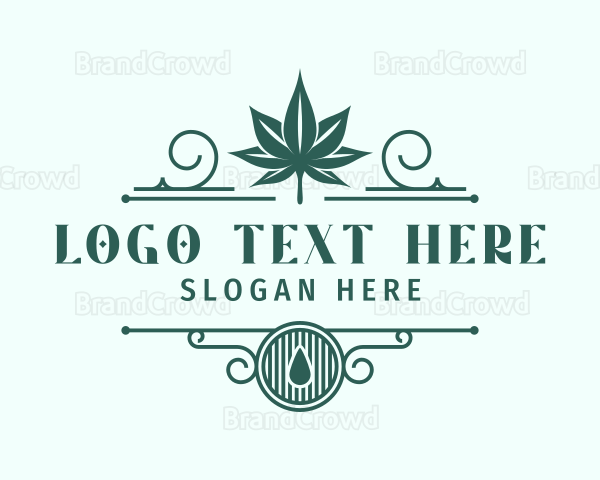 Cannabis Leaf Marijuana Logo