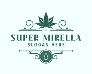 Extract - Cannabis Leaf Marijuana logo design