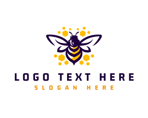 Honeycomb - Insect Bee Honeycomb logo design