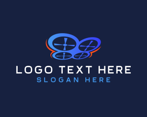Vlog - Drone Tech Photography logo design