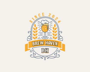 Malt Beer Brewery logo design