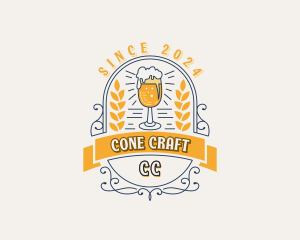 Malt Beer Brewery logo design