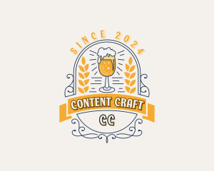 Malt Beer Brewery logo design