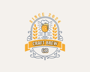 Malt Beer Brewery logo design