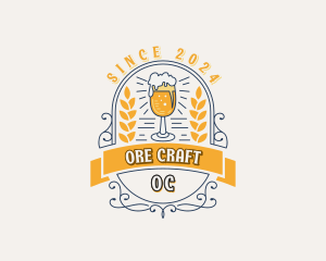 Malt Beer Brewery logo design