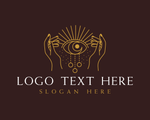 Palm Reading - Fortune Telling Eye logo design