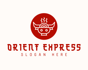 Oriental Beef Noodles logo design