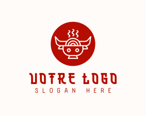 Noodle - Oriental Beef Noodles logo design