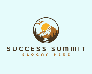 Mountain Summit Forest logo design