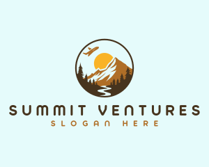 Mountain Summit Forest logo design