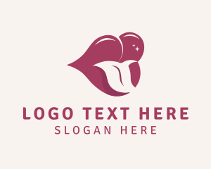 Tongue - Adult Sexy Lips logo design