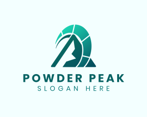 Mountain Peak Meter logo design