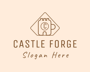 Castle Mug Cafe logo design