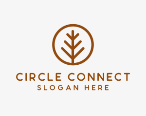 Circle - Branch Tree Circle logo design