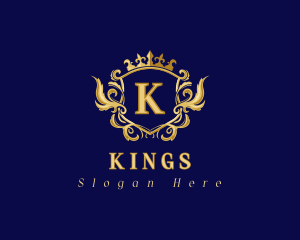 Royal Crown Shield logo design