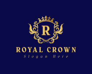 Royal Crown Shield logo design